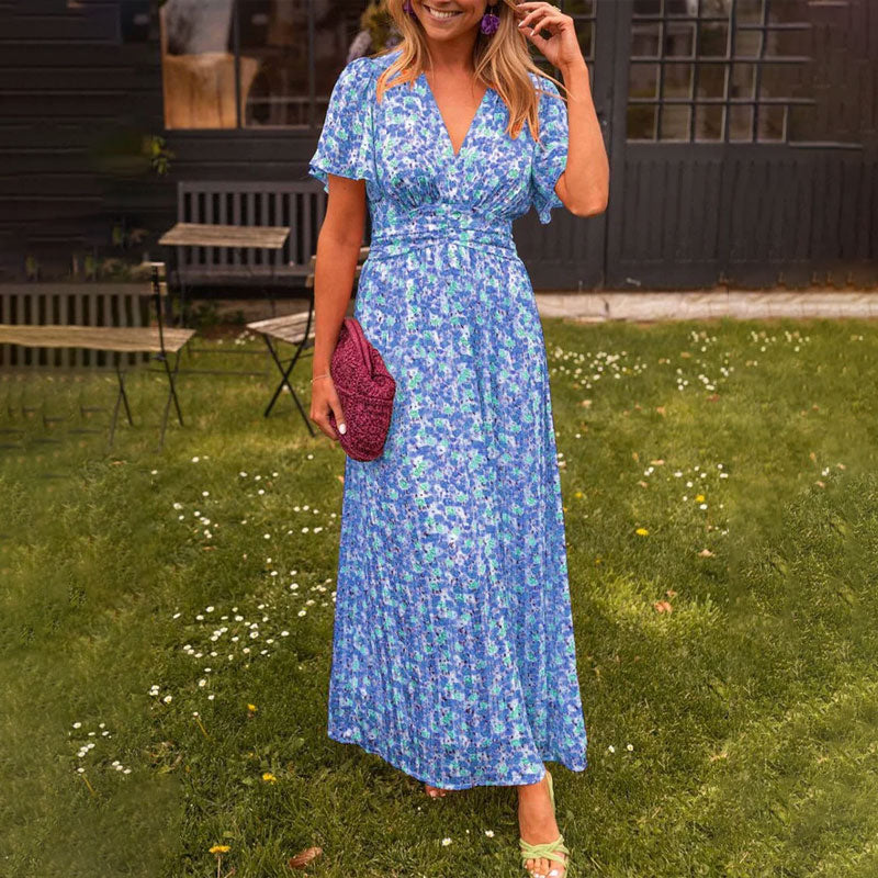 Freyja™ | Classic Women V-Neck Dress